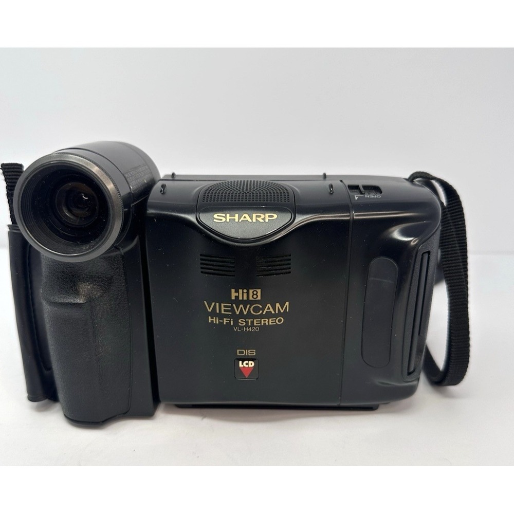 Sharp Viewcam Hi-Fi Stereo VL-H420 Hi8 Camcorder W Battery Charger Case & Remote